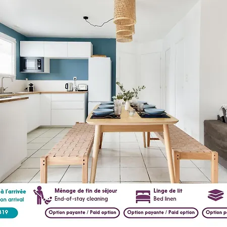 Maison Pour 6 - Jardin - Centre De Vakantiehuis